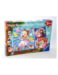 PUZZLE 3X49 PZ MASHA E ORSO 5692