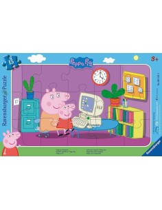 PUZZLE INCORNICIATI 15 PZ PEPPA PIG 6123