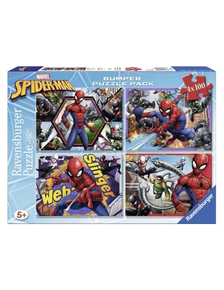 PUZZLE 4X100 BUMPER SPIDERMAN 06914
