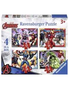 PUZZLE 4 IN BOX AVENGERS 06942