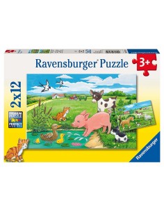 PUZZLE 2X12 ANIMALI 07582