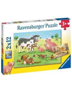 PUZZLE 2X12 ANIMALI 07590