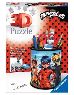 PUZZLE 3D PORTAPENNE MIRACULOUS 11278