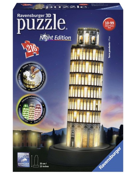 PUZZLE 3D TORRE DI PISA NIGHT 12515