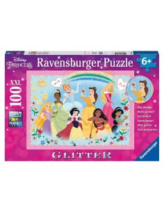 PUZZLE 100 XXL DISNEY PRINCIPESSE GLITTER  13326