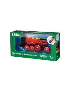 BRIO LOCOMOTIVA GRANDE ROSSA BATTERIA 33592