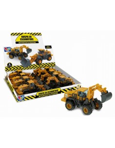 TEO'S - RUSPA ED ESCAVATORE A FRIZIONE 8PZ DISPLAY  66784