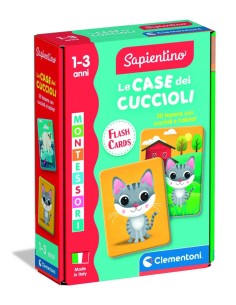 MONTESSORI FLASHCARDS LE CASE DEI CUCCIOLI 16832