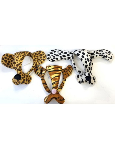 MASCHERA PELUCHE ANIMALI ASS. Y1738