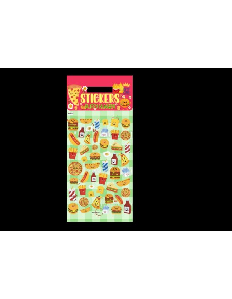 STICKERS PUFFY HUNGRY  ST0177