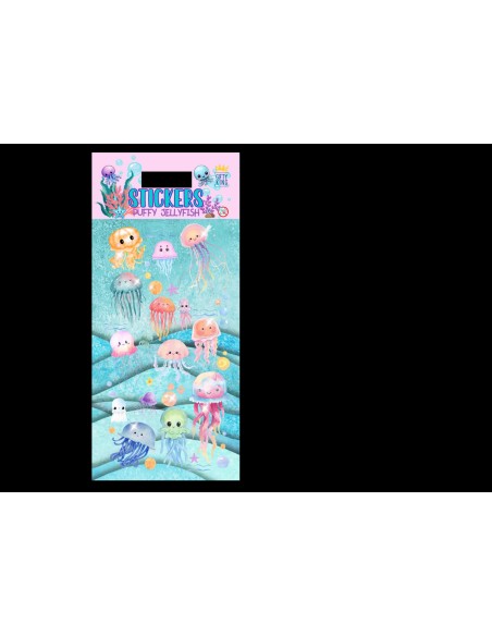STICKERS PUFFY JELLYFISH ST0214