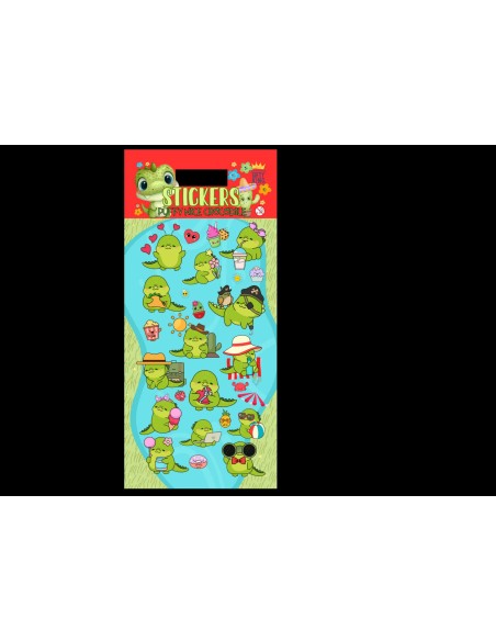 STICKERS PUFFY NICE CROCODILE ST0219