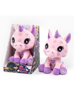 BABY UNICORN - CUCCIOLI UNICORNO PELUCHE CM 40 GLOW IN...