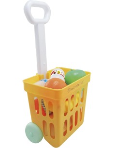MAISONELLE - CARRELLO SPESA CON RUOTE E ACCESSORI 44080