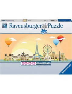 PUZZLE 1000 PZ - PANORAMA  UN GIORNO A PARIGI 17393
