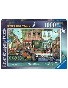 PUZZLE 1000  ILLUSTRATI LUNGO IL FIUME 17554