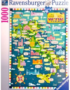 PUZZLE 1000 ILLUSTRATI  TOUR DEI VINI D'ITALIA 17606