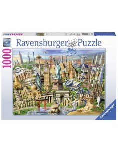 PUZZLE 1000 WORLD LANDMARKS 19890