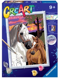 CREART CAVALLI AL TRAMONTO 20052