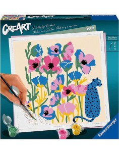 CREART SERIE TREND QUADRATI - POPPY PAPAVERI 23667