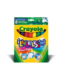 PENNARELLI LAVABILI 8 PZ. MAXI 58-8328