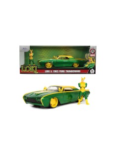MARVEL LOKI FORD THUNDERBIRD  124 DIE-CASTCON PERSONAGGIO...