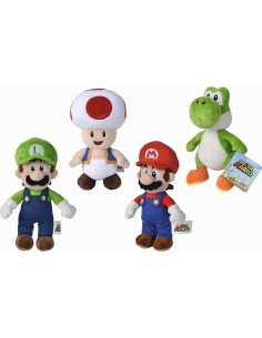 PELUCHE PERSONAGGI SUPER MARIO CM.20 - 4 ASST 109231009