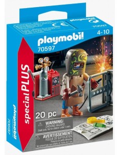 PLAYMOBIL FABBRO CON FIAMMA OSSIDRICA 70597