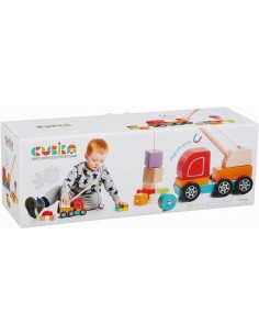 CAMION GRU LEGNO MAGNETICO 13982