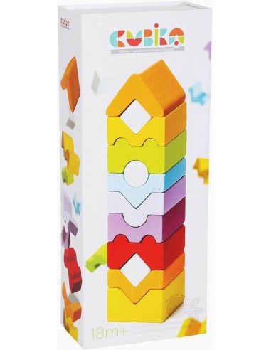 TORRE COLORATA LEGNO 12 PZ  14996