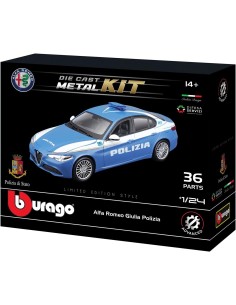 AUTO MODEL KIT GIULIA POLIZIA 124 18-25129
