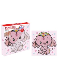 DIAMOND DOTZ BOX ELEFANTE BABY PRINCESS DDZDBX.015