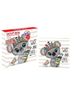 DIAMOND DOTZ BOX KOALA WILD  FREE DDZDBX.026