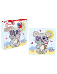 DIAMOND DOTZ BOX KOALA IN SPIAGGIA DDZDBX.040