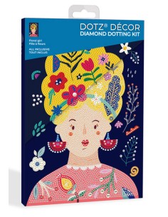 DIAMOND DOTZ DECOR FLORAL GIRL 30X20 DDZDBX3.003