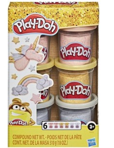 PLAYDOH VASETTO COLORATO METALLICO E9433
