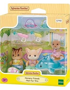 SYLAVANIAN FAMILIES AMICI DELL'ASILO- TRIO IN PISCINA 05749