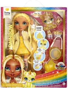 CLASSIC RAINBOW FASHION DOLL- SUNNY (YELLOW) 120186