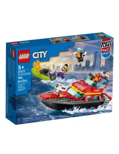LEGO CITY FIRE BARCA DI SOCCORSO ANTINCENDIO 60373