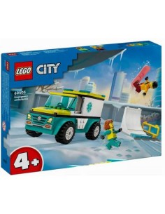 LEGO CITY GREAT VEHICLES AMBULANZA DI EMERGENZA E...