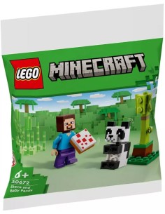 LEGO MINIFIGURES MINECRAFT STEVE E BABY PANDA 30672