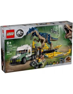 LEGO JURASSIC WORLD MISSIONE DINOSAURO CAMION DI...