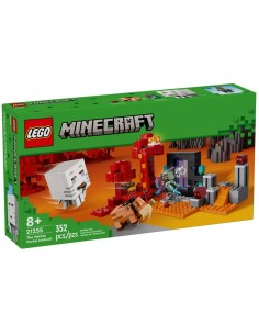 LEGO MINECRAFT AGGUATO NEL PORTALE DEL NETHER 21255