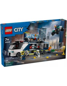 LEGO CITY POLICE CAMION LABORATORIO MOBILE DELLA POLIZIA...