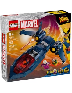 LEGO SUPER HEROES MARVEL X-JET DI X-MAN 76281