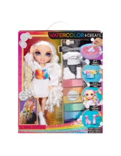 RAINBOW HIGH WATERCOLOR  CREATE NEW THEME DOLLS- PURPLE...