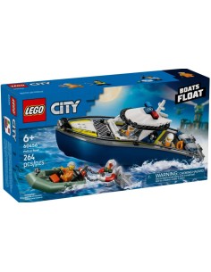 LEGO CITY POLICE INSEGUIMENTO DEL MOTOSCAFO DELLA POLIZIA...