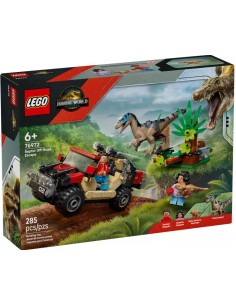 LEGO JURASSIC WORLD FUGA DAL RAPTOR SUL FUORISTRADA 76972