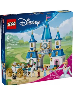 LEGO DISNEY PRINCESS CASTELLO E CARROZZA DI CENERENTOLA...