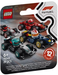 LEGO  MINIFIGURES MONOPOSTO DI F1 DA COLLEZIONE 71049